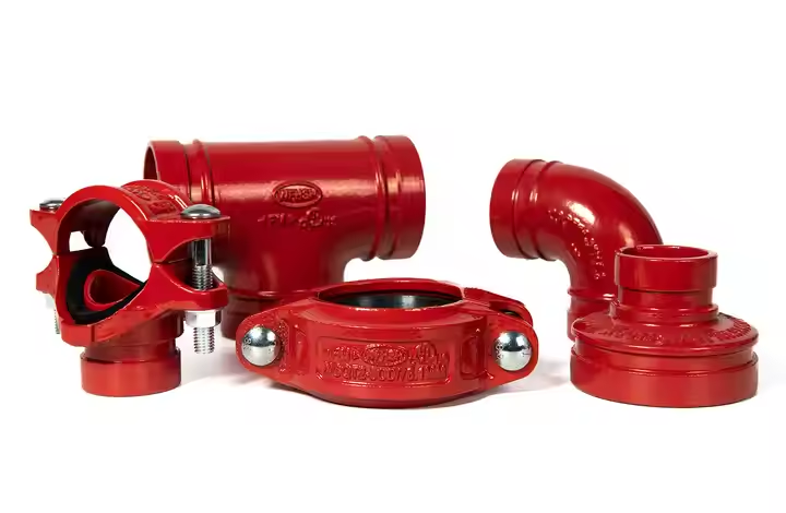 UL/FM Grooved pipe fittings