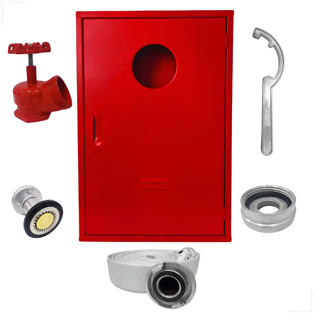 15m Type 1 Fire Hose with Aluminum Storz Fittings – INMETRO Certified for Emergencies